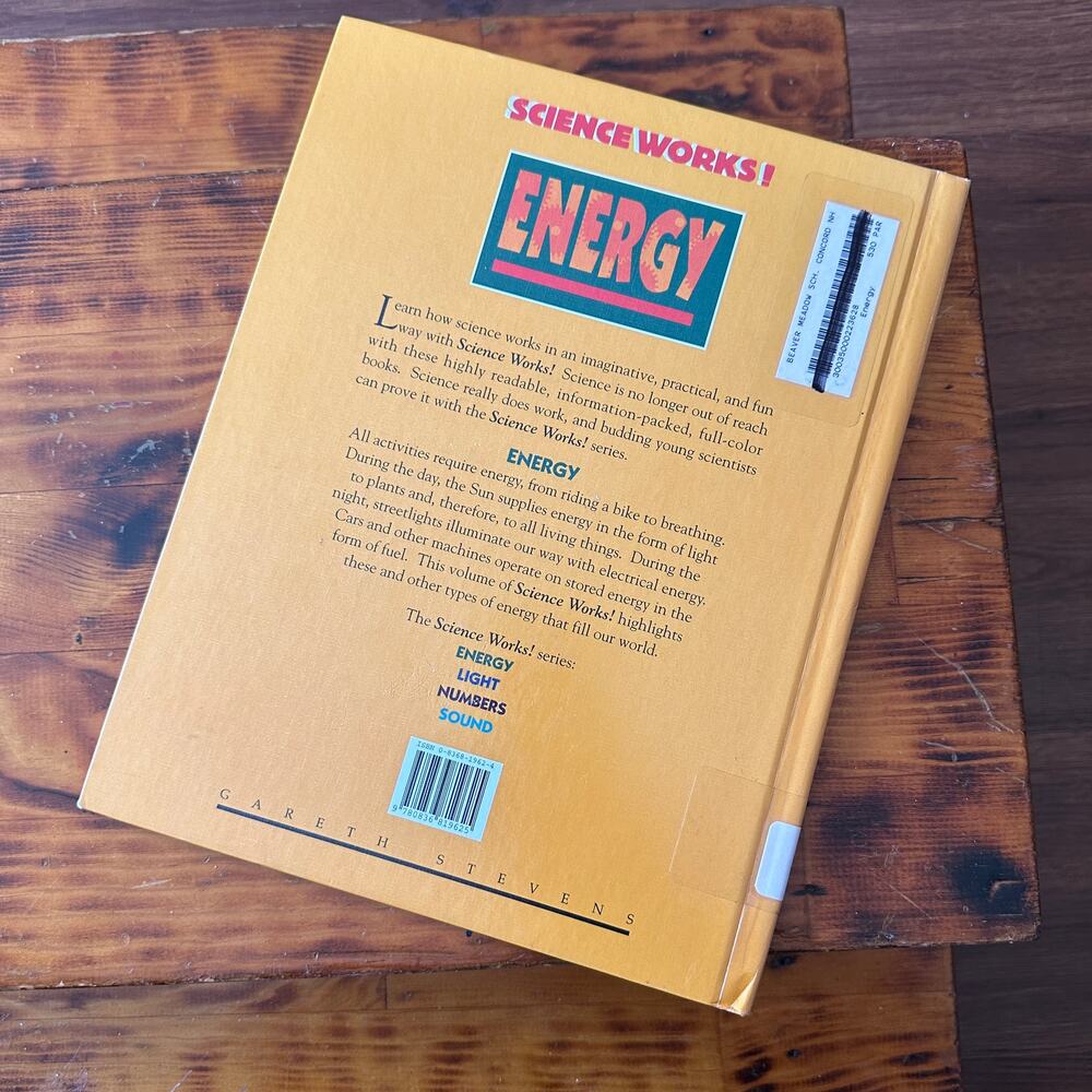 Vintage 1997 Science Works! Energy Hardcover Book - Picture 10 of 11